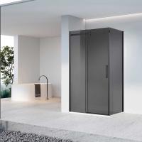Душевой уголок Como-N VSR-4CN8016CGB, 1600*800, черный, стекло тонированное, , шт