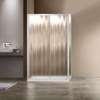 Душевой уголок, прямоугольный Garda VSR-1G8010CH 1000х800х1900 цвет хром стекло шиншилла Vincea