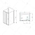 Душевой уголок RGW PA-73 (PA-13 + Z-050-2) прямоугольный  130*100*195 060873130-011 профиль Хром стекло Прозрачное 5 мм RGW